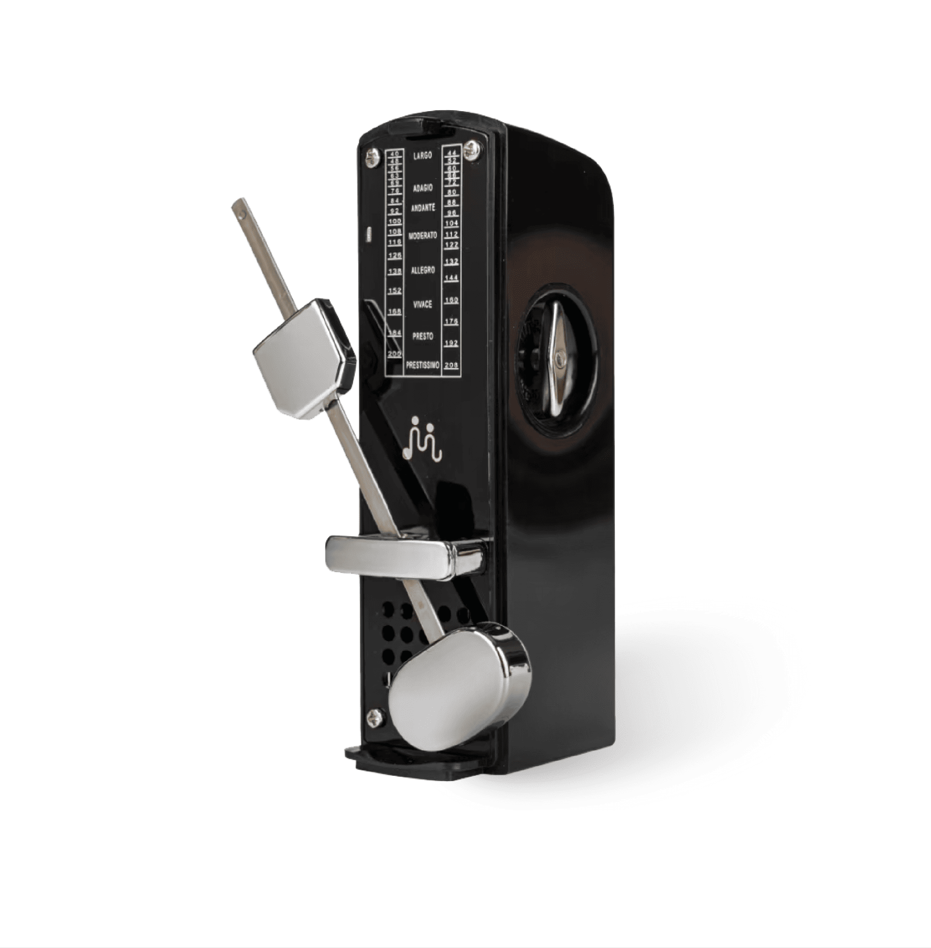 Schwarzes Mini-Metronom 