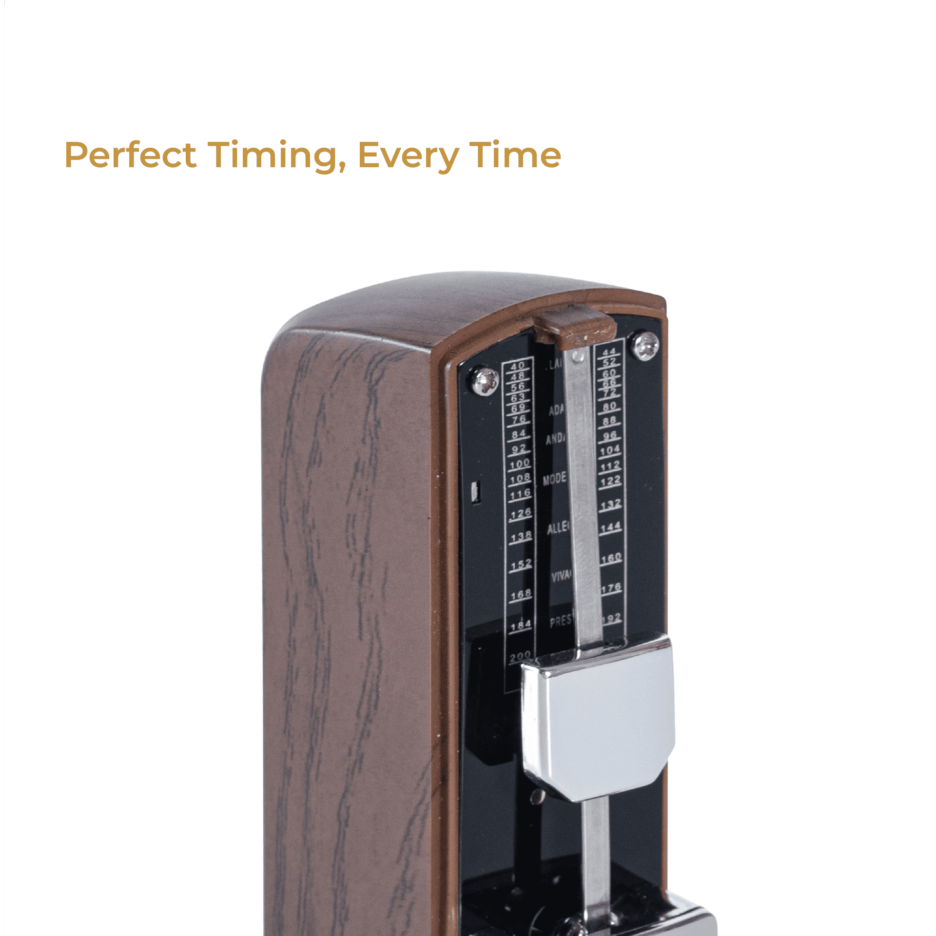 Braunes Mini-Metronom 