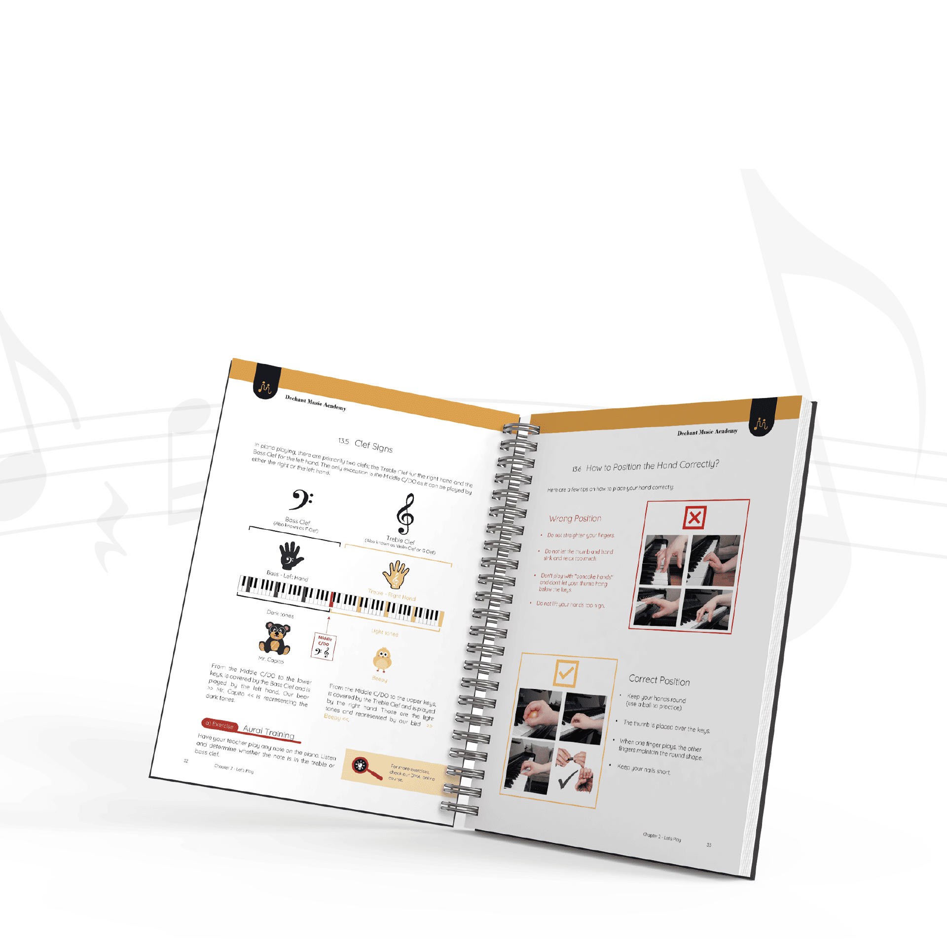 Spielen Sie wie ein Profi Klavier Anfänger Level 1 - Hardcover-Buch