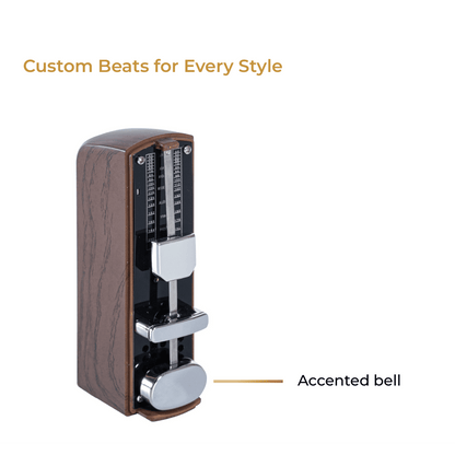 Braunes Mini-Metronom 