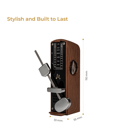 Braunes Mini-Metronom 